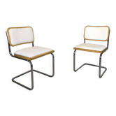 Paire de chaises Breuer Cesca vintage