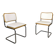 Vintage Breuer Cesca chair pair