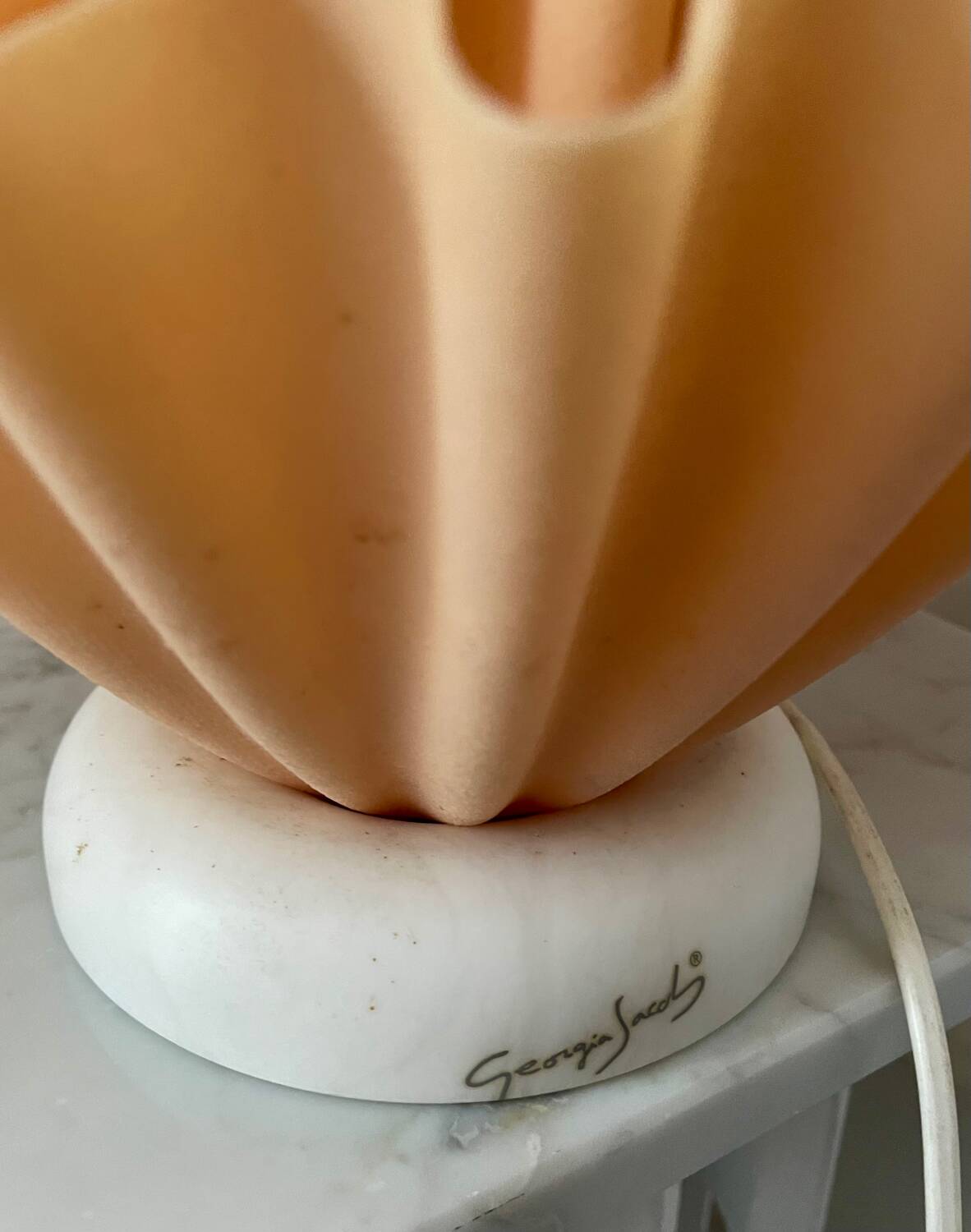 Vintage Georgia Jacob Corolla Lamp