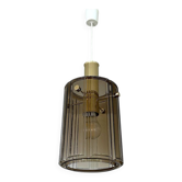 Vintage Glass Pendant Light Limburg, 1970s