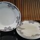 4 earthenware dinner plates OKAN model from Longchamp TERRE DE FER