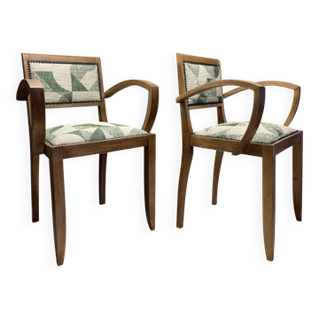 Bridge armchair pair