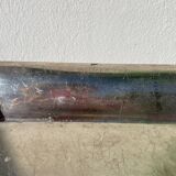 Octagonal silver-plated metal dish