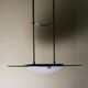 Suspension moderniste en verre, 70's