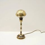 Adjustable desk lamp in lacquered brass, France 1940