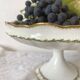 Antique fruit bowl, footed bowl in Limoges porcelain - Perrier Paris