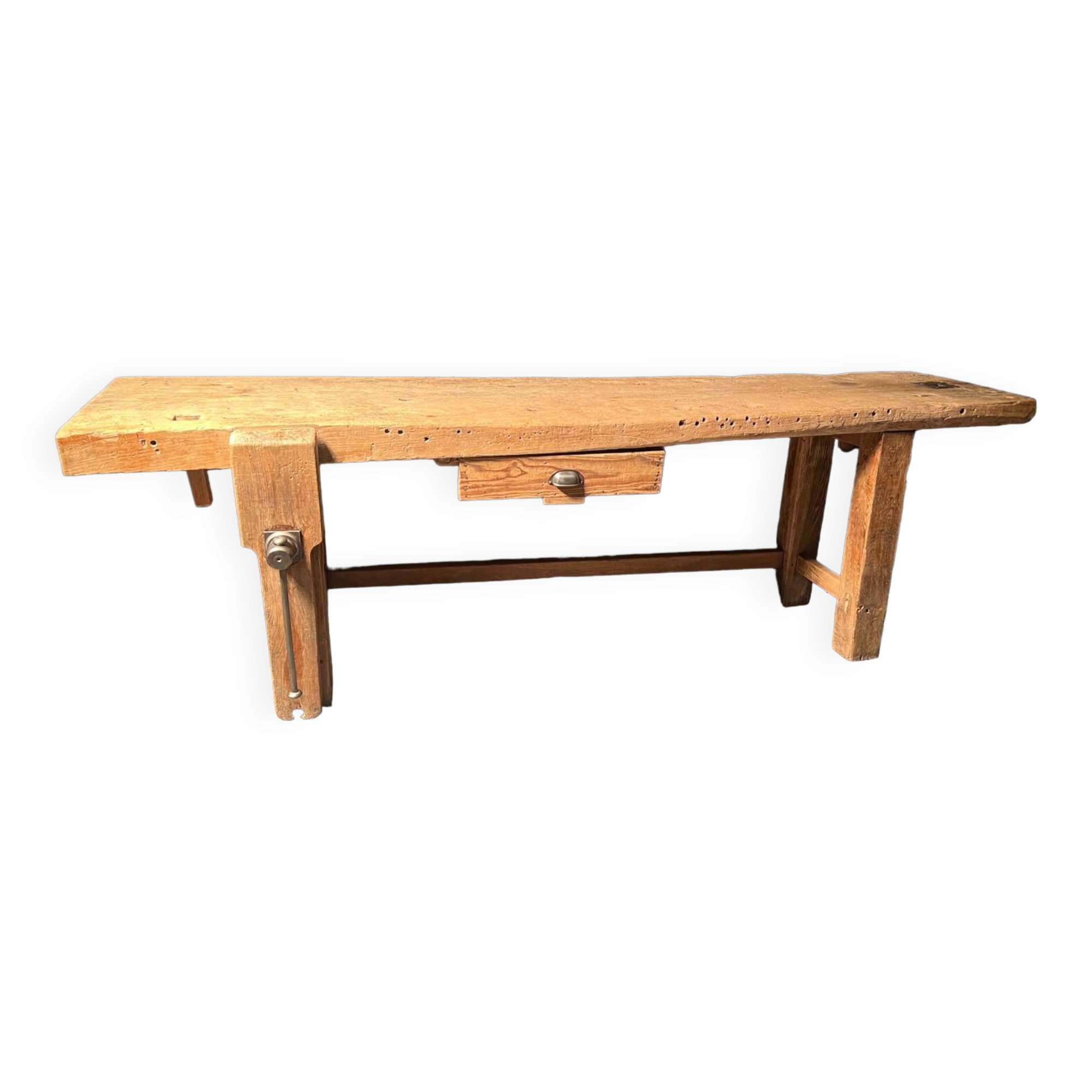 Old industrial workbench