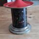 Cigarettes holder vintage metal enamelled