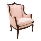 Fauteuil à oreilles, France, vers 1890.