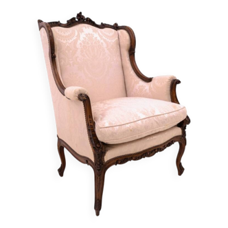 Wingback armchair, France, circa 1890.