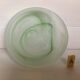 Green glass paste empty pocket ashtray A