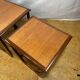 Mid- century retro vintage teak nest of tables by g plan 1960 Danish Design