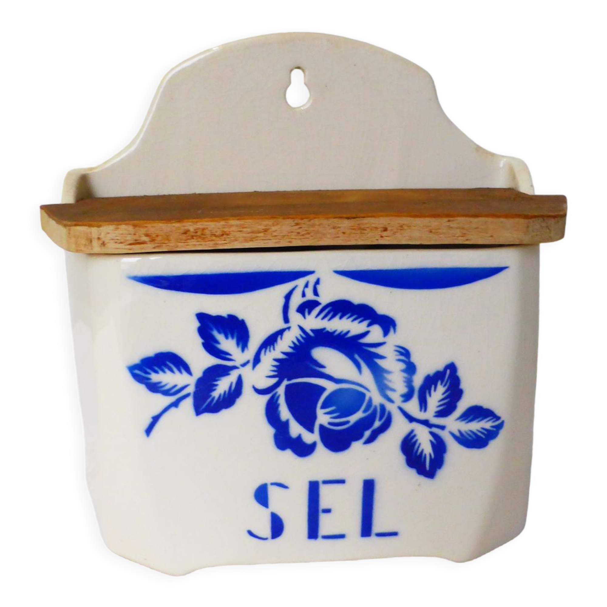 Badonviller porcelain salt box 211269