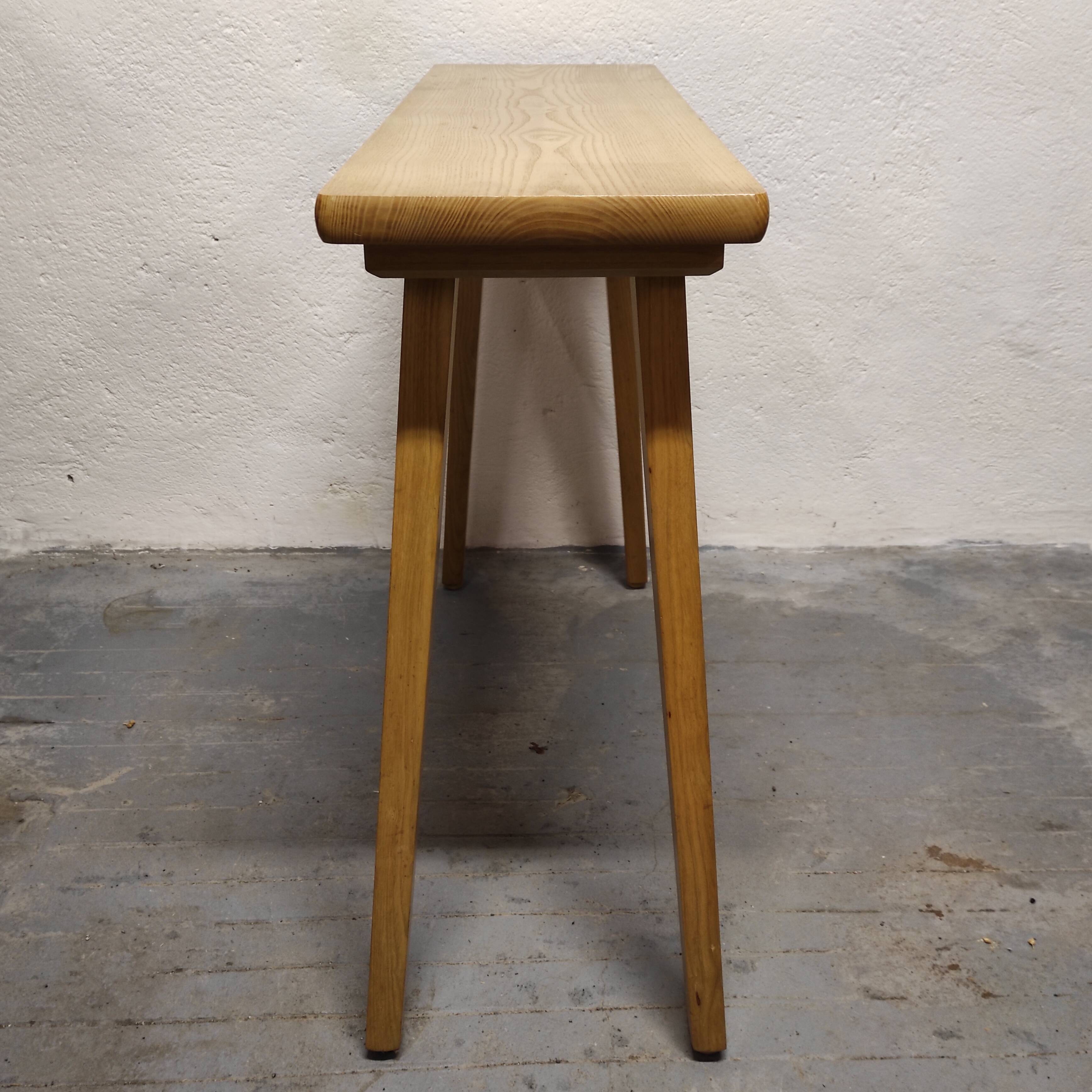Vintage solid wood console