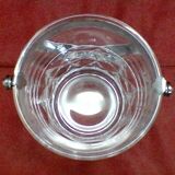 Crystal ice bucket, vintage.