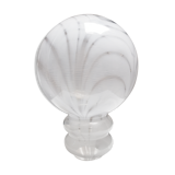 Globe lamp Italy marbled decoration space age
