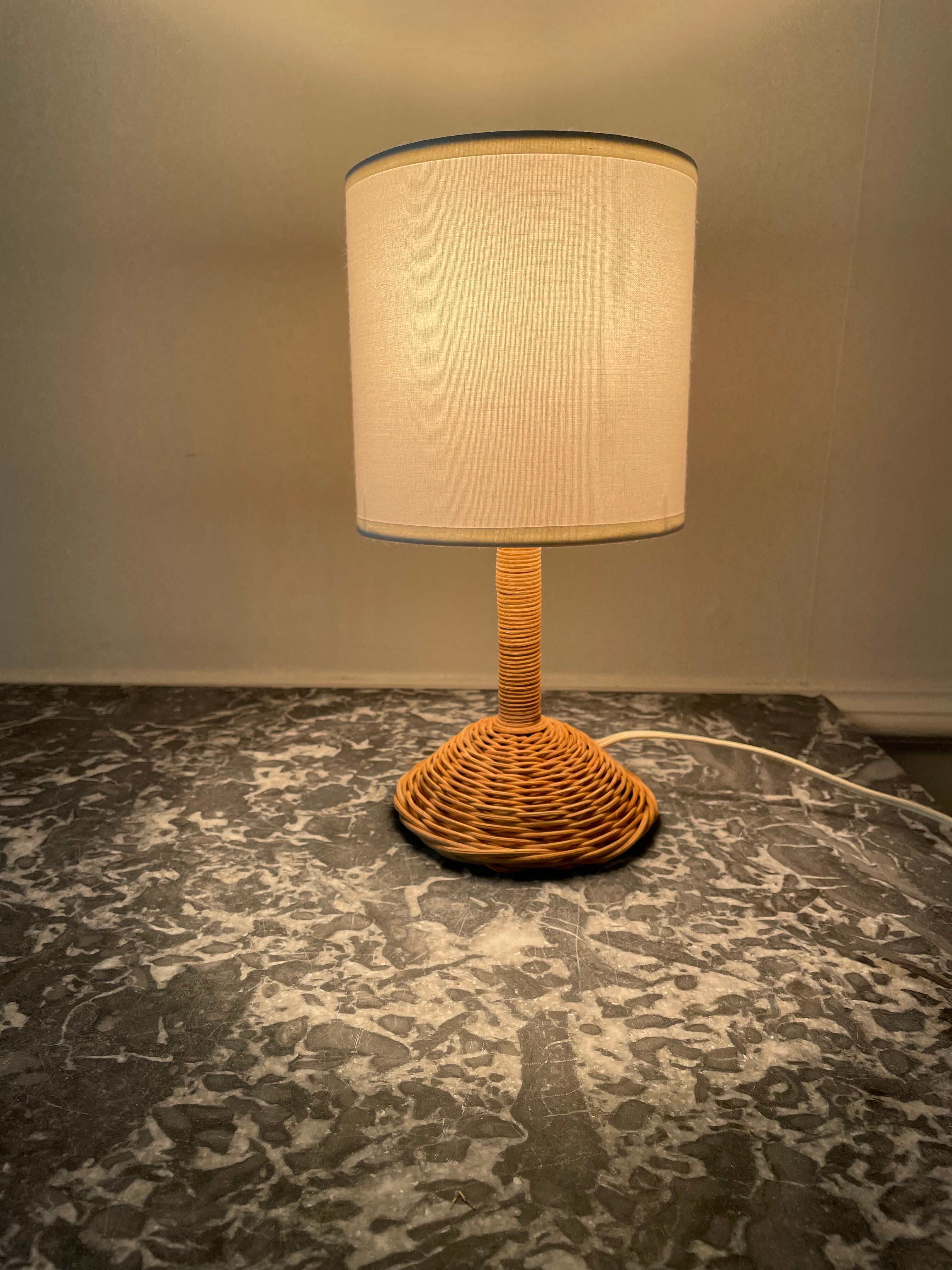 Lampe rotin