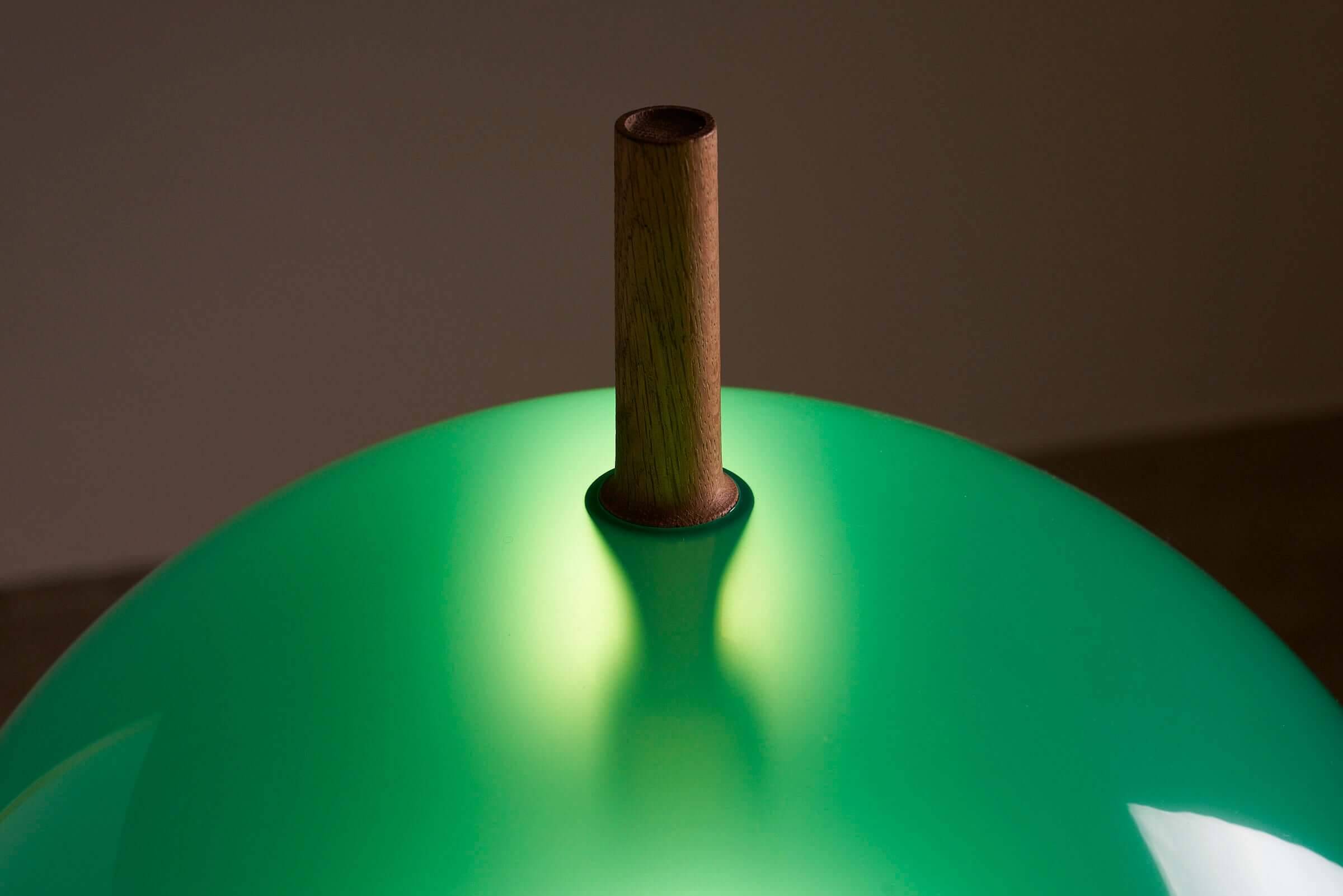 Oak Table Lamp model no. 1103 by Luxus
