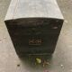 Wooden travel trunk