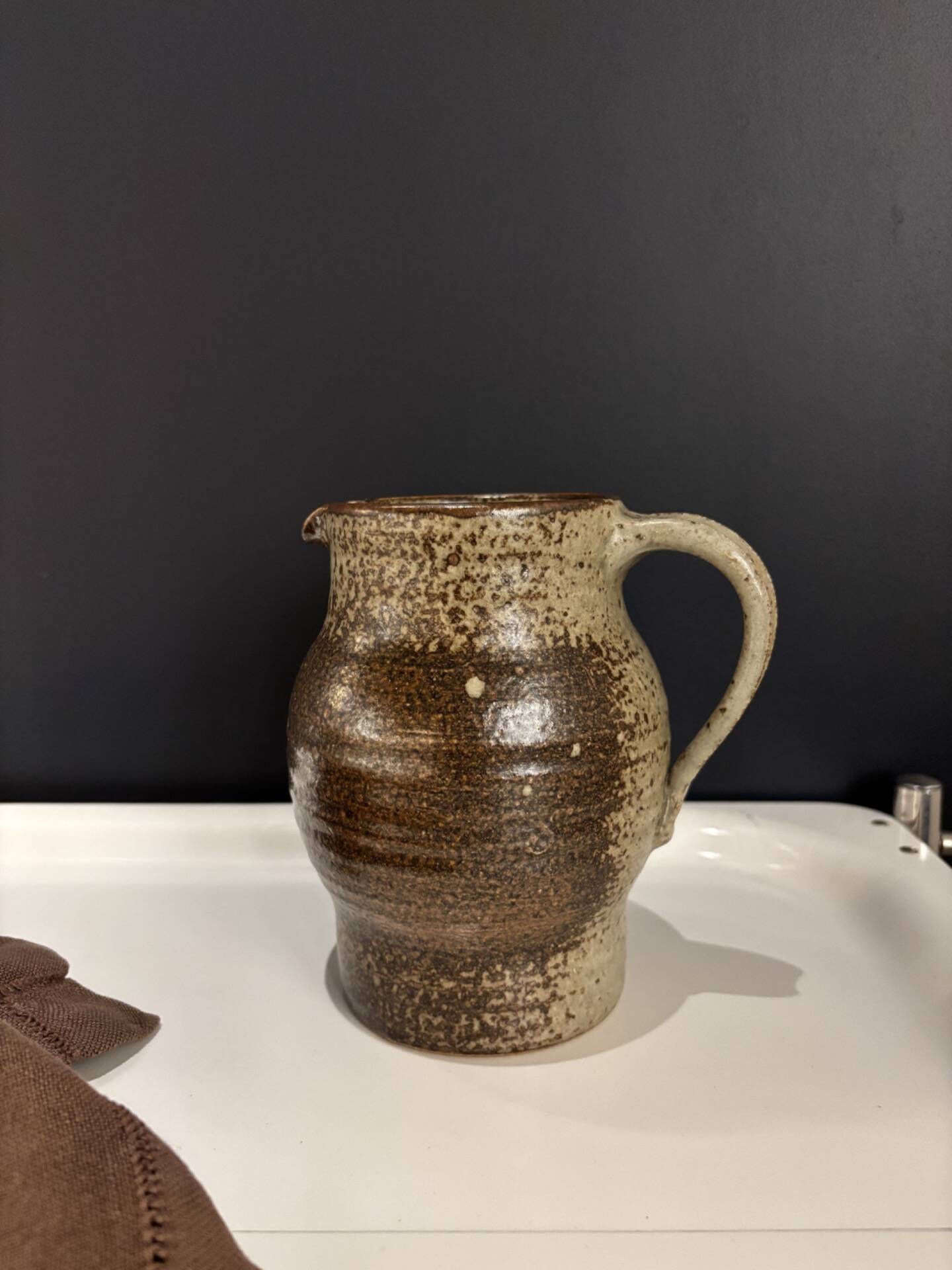 Pyrite stone jug