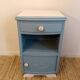 Table de chevet bleue vintage enfant
