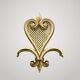Pair of wall lights from the 1950s by Maison Arlus.