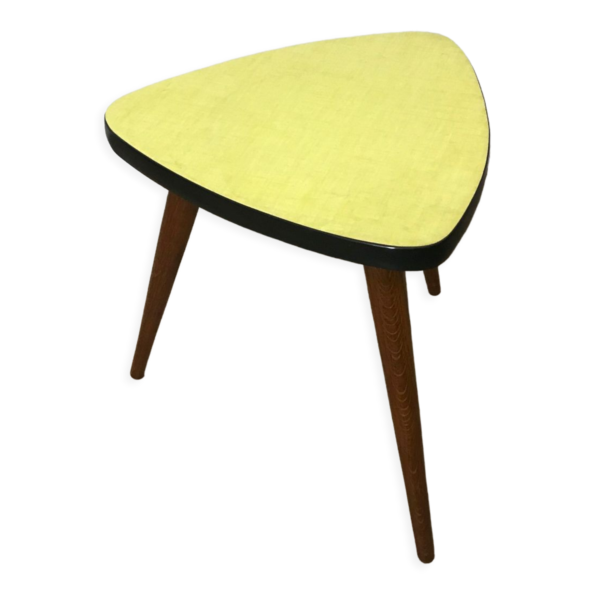 Yellow tripod plant holder 60 ́s