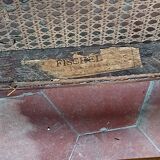 Ancienne Chaise de Bistrot en Bois Courbé " Fischel "