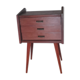 60s compas feet bedside table