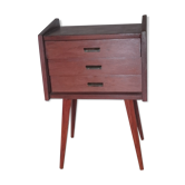 60s compas feet bedside table