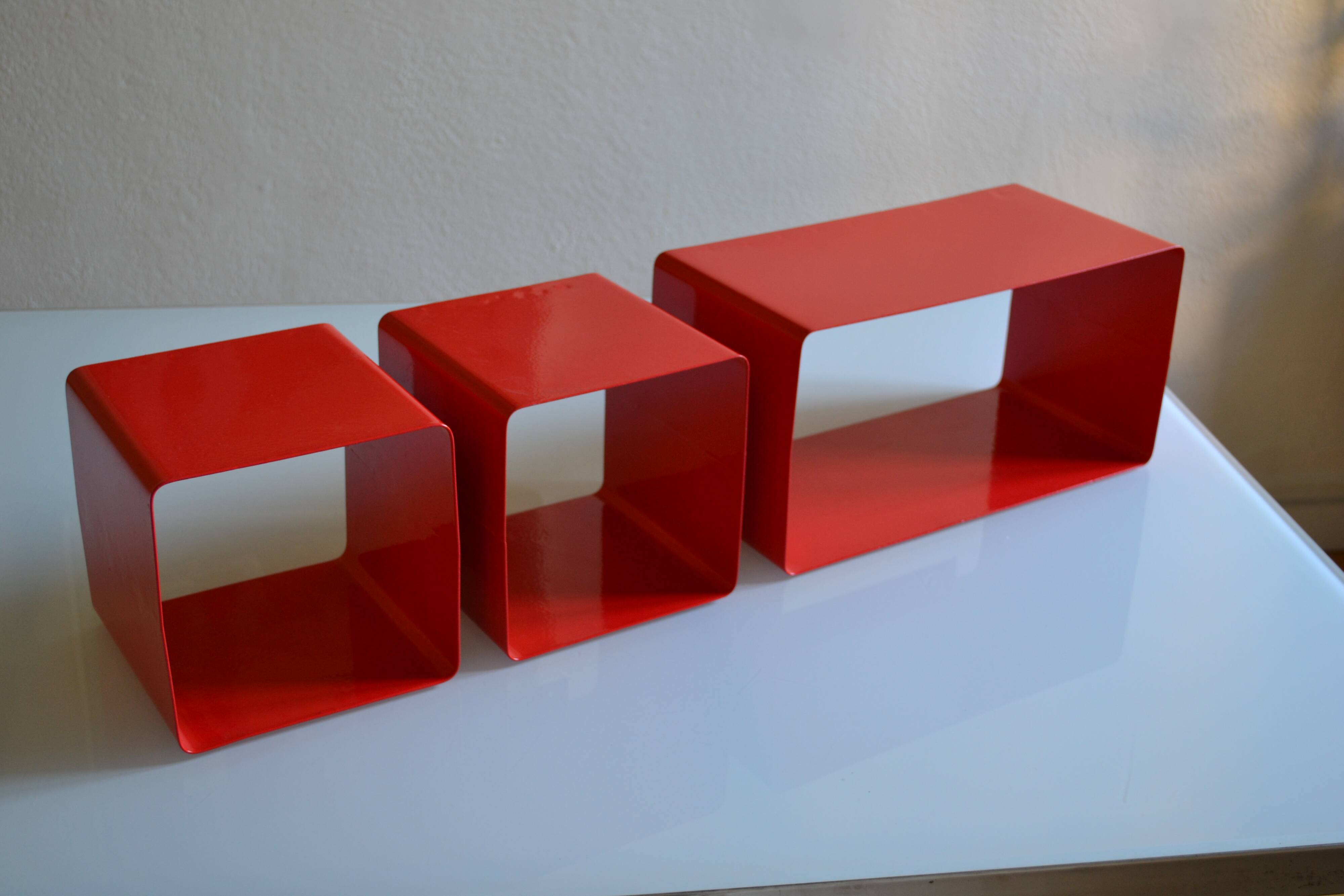 Bibliothèque modulable composée de 3 caissons