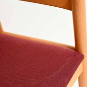 Ensemble de 6 chaises en hêtre, Danemark, années 1960