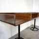Oak and brass-mounted display cabinet on legs – Circa 1950