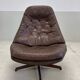 Fauteuil lounge inclinable vintage danois par Madsen & Schübel, 1970