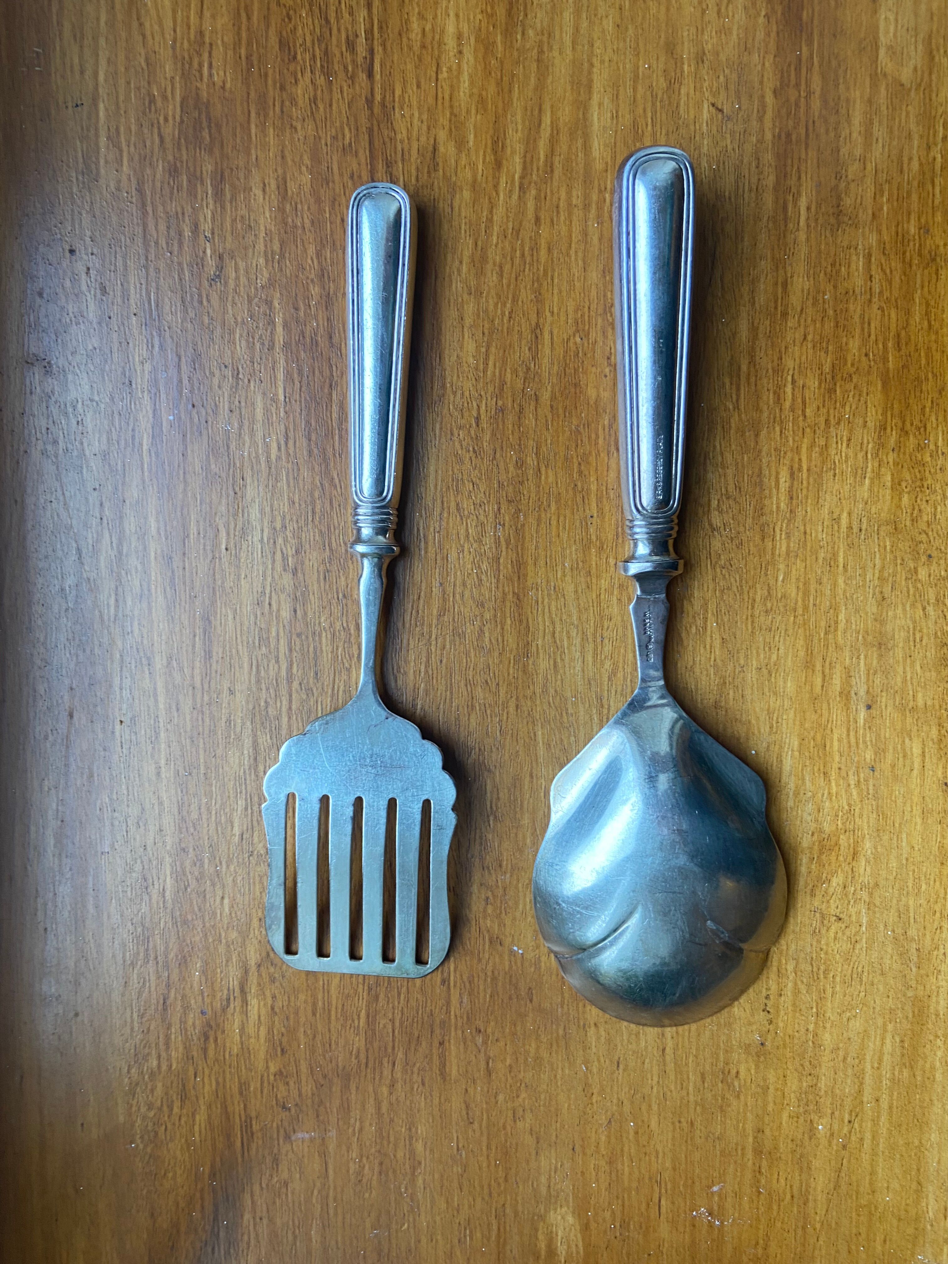 Silver plated hors d'oeuvre service