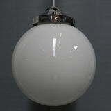 Art Deco hanging lamp with glass globe