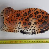 Vide poche ou baguier en forme de léopard, Italie, 24 cm