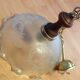Art deco art style depoli glass hanging