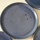 6 speckled midnight blue stoneware dinner plates