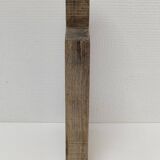 Cutting board solid wood patinated thick early twentieth century