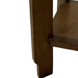 Art Deco plant table side table Oak 1950s