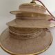 Set of 3 Clichy glass pendant lights