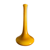 Vase looped soliflore in opaline yellow ochre