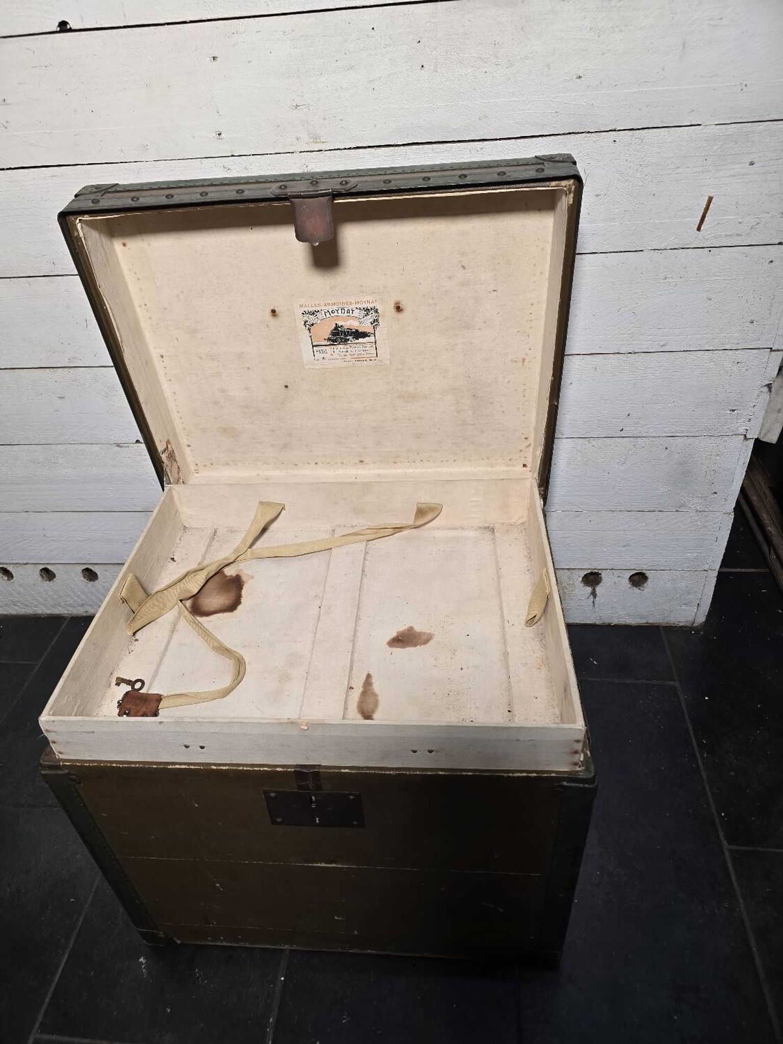 Malle de voyage Moynat Paris début 20 eme 