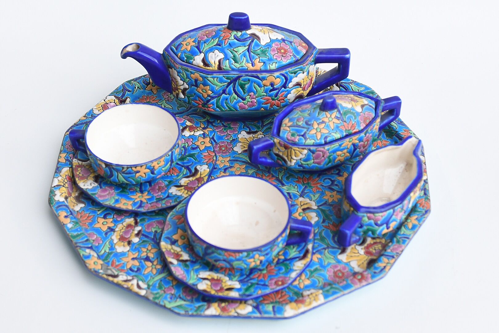 Longwy enamel service