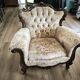 Canapé trois places et ses deux fauteuils style Louis XV rocaille