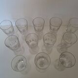 12 verres à vin blanc Portieux modèle Mirabeau h 12.2 cm