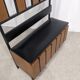 Vintage coat rack with trunk