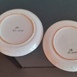 Set of 2 coasters / Signatures HB Quimper