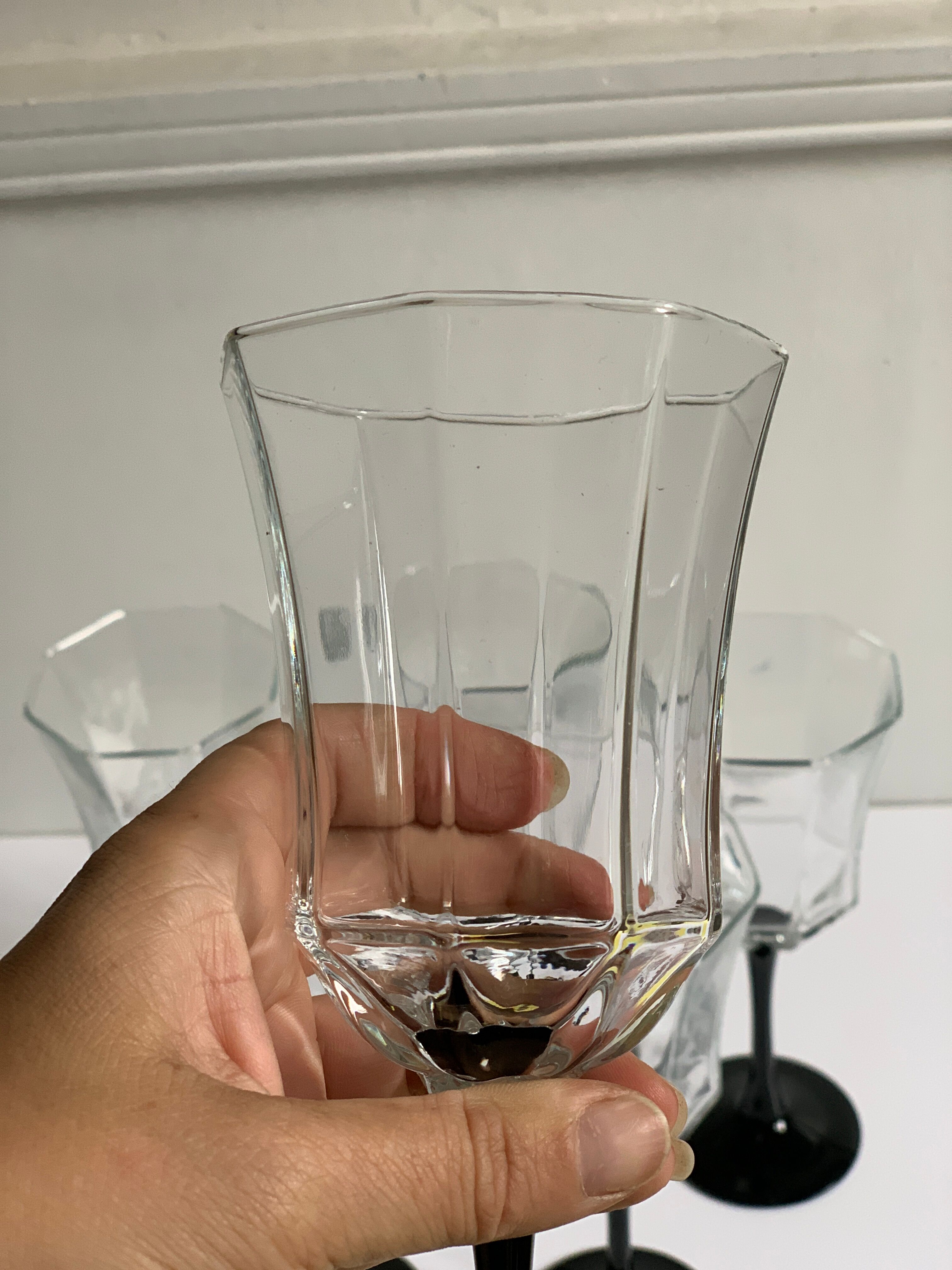 Vintage wine glasses